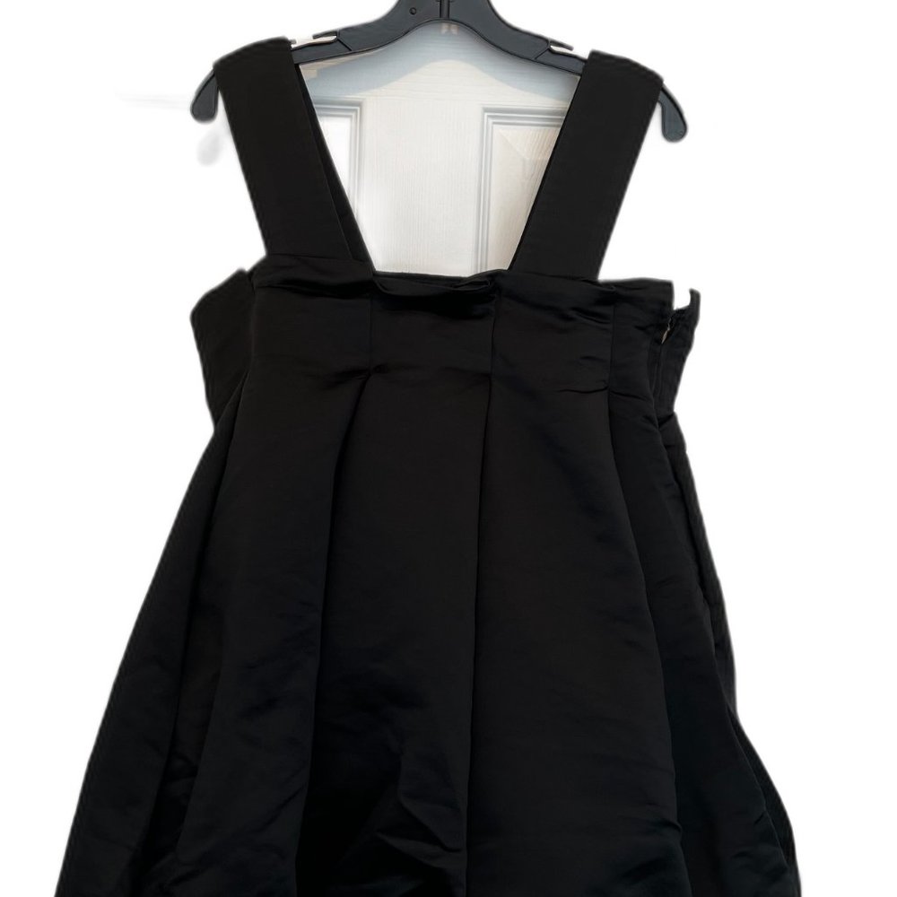 Comme des Garcons Satin Black A-Line Top / w/Tags - Picture 2 of 9